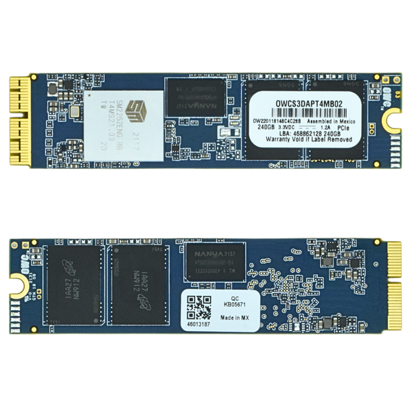 PCIe-Based Flash 240GB Garantía de 12 meses MacBook Pro Air Mac