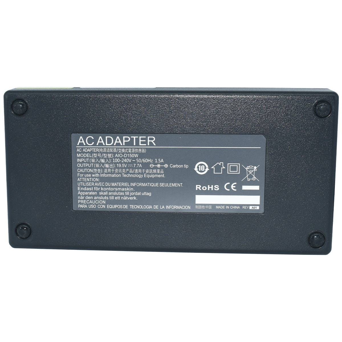 AIO-D150W Adaptador de Corriente de Reemplazo para DELL All in One 150W 19.5V 7.7A (7.4*5.0) - Tecnología AltérCo