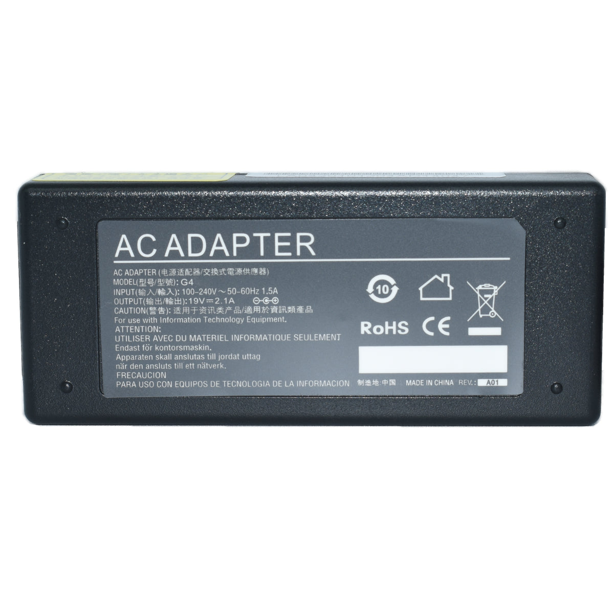 EK-G4 Adaptador de Corriente 40W 19V-2.1A (4.0*1.7) Modelo AF04 Marca EKO - Tecnología AltérCo