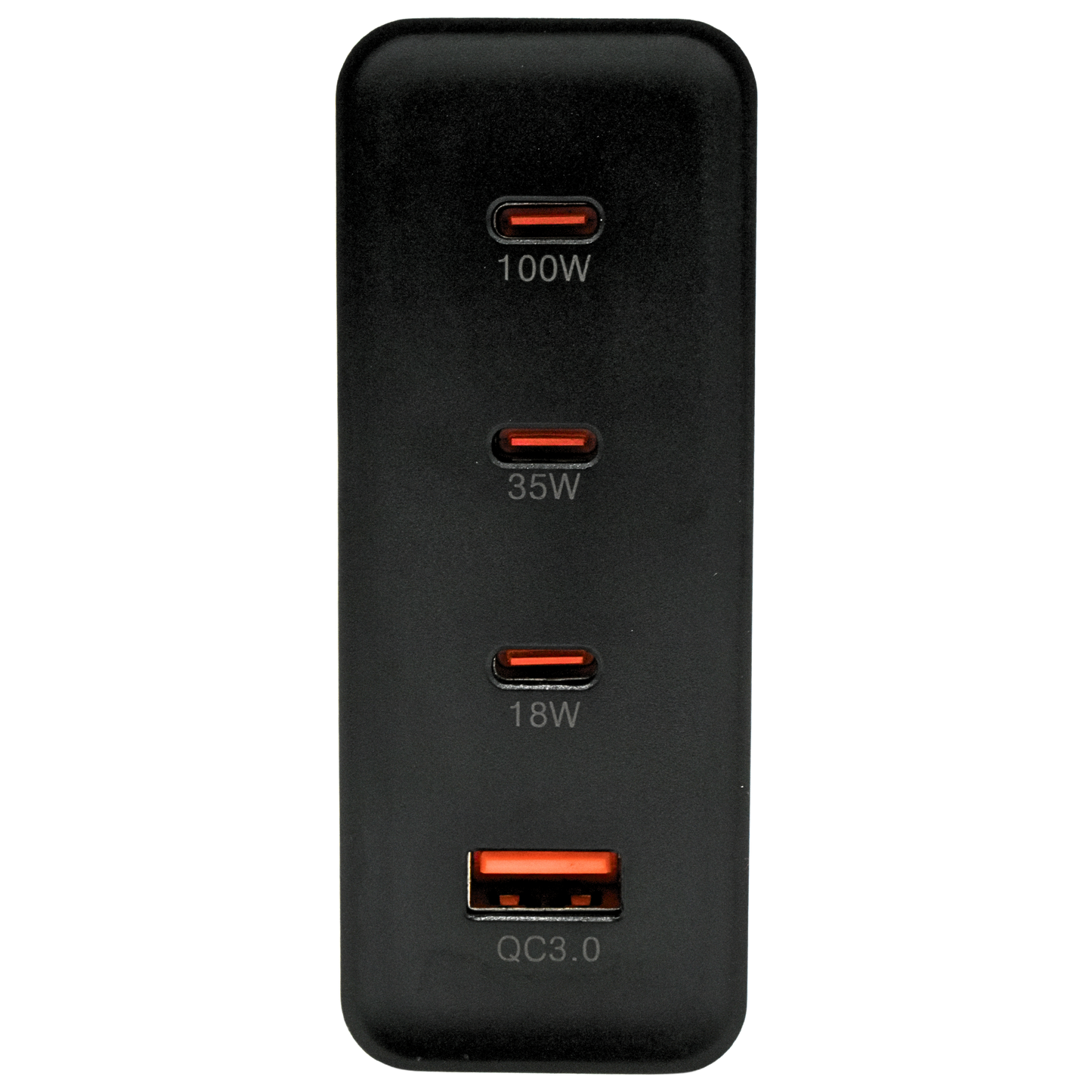 EKG-135W Cargador de Pared GaN PD 135W 4 Puertos (Tipo C 100W / 30W) 2x USB 18W