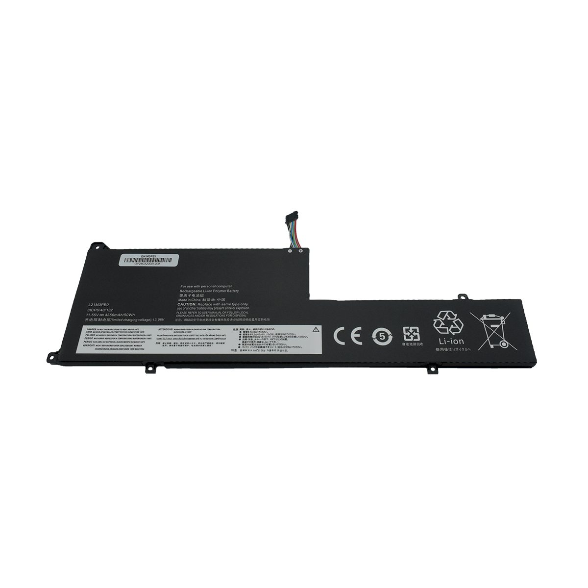EKIM3PE1 Bateria 11.55V 4350mAh para Lenovo IdeaPad Flex 5 14IAU7 14ALC7 14IRU8 14ABR8 5 16IAU7 16ALC7 16IRU8 16ABR8/ 7 14IAU7 Series L21M3PE0 L21M3PE1 SB11F38037 - Tecnología AltérCo