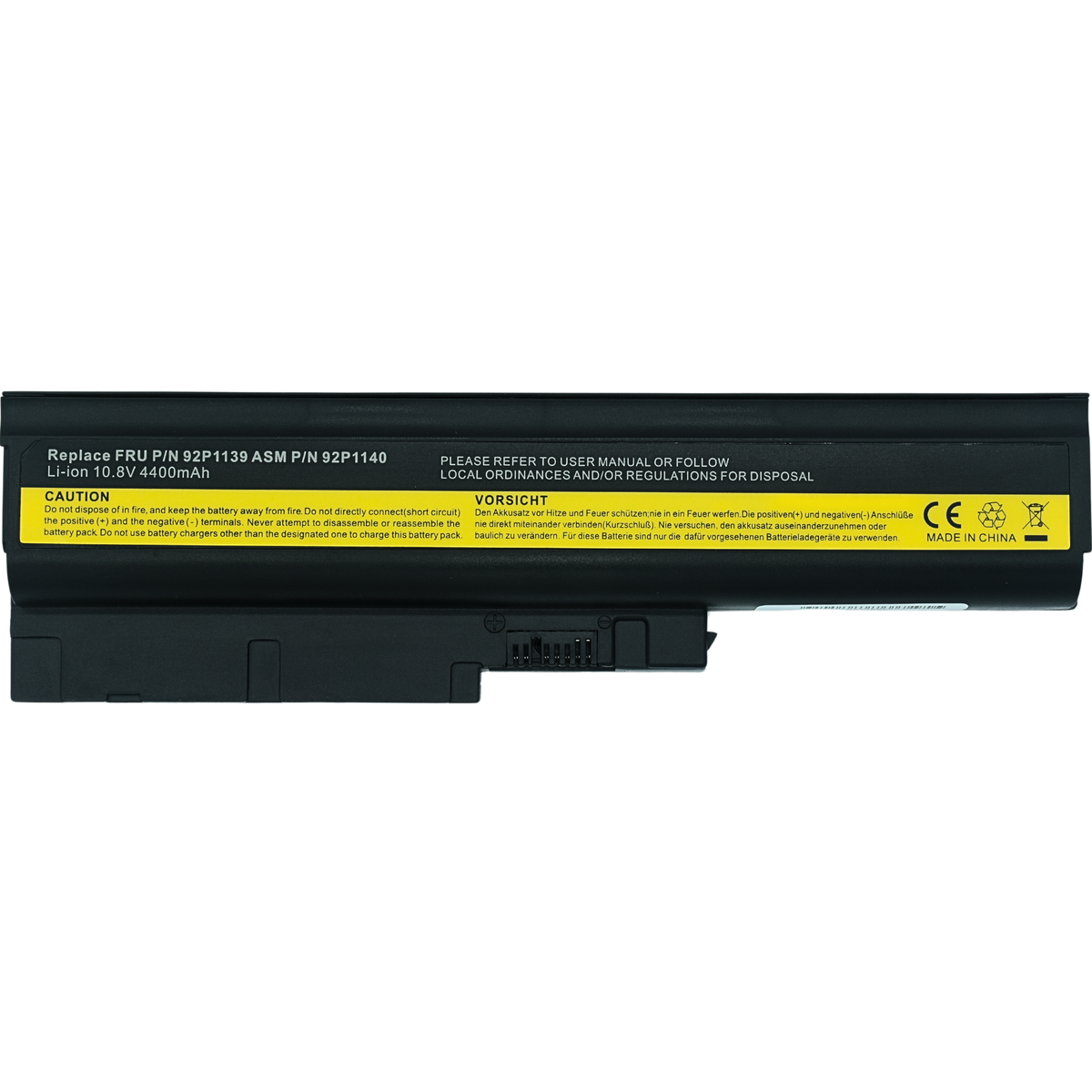 EKIR60E Bateria 6 Celdas para Lenovo ThinkPad R60 R60E R61 R61E R61I T60 T60P 40Y6799 42T4621 - Tecnología AltérCo