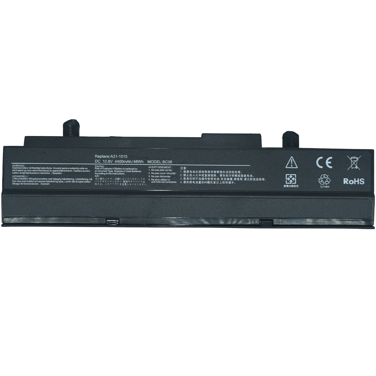 EKU1015 Beteria 6 Celdas de Reemplazo para ASUS Eee PC 1015 / A31-1015 color Negro - Tecnología AltérCo