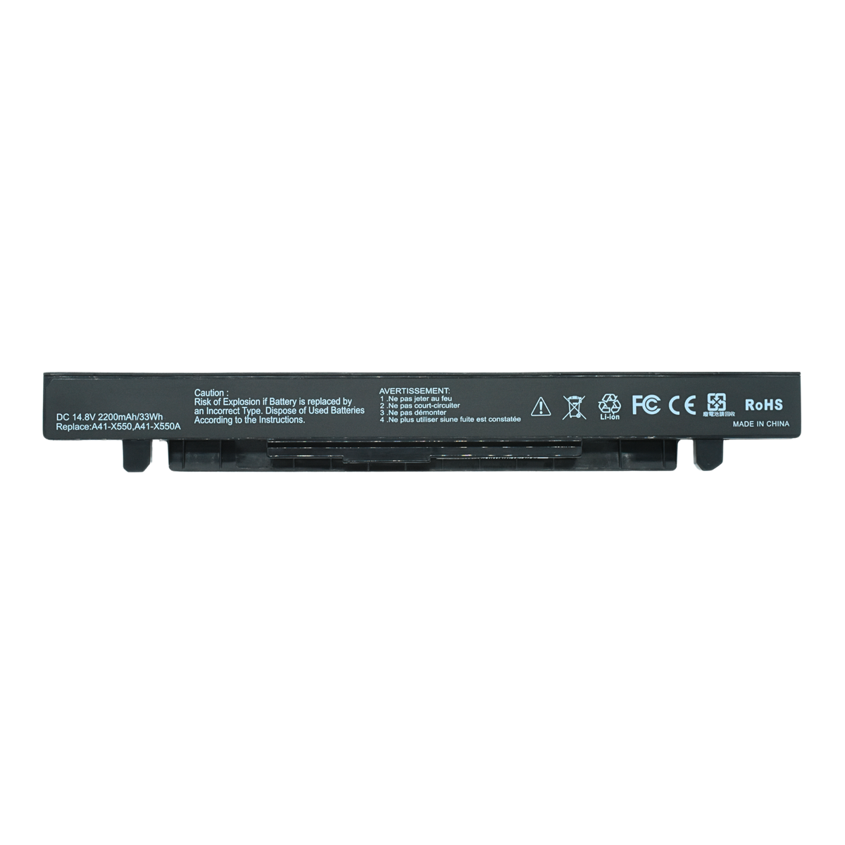EKUX450 Bateria Li-ion 14.8V para ASUS A41-X550 A41-X550A A450 P550 F550 F552 K450 k550 R510 X450 X550 - Tecnología AltérCo
