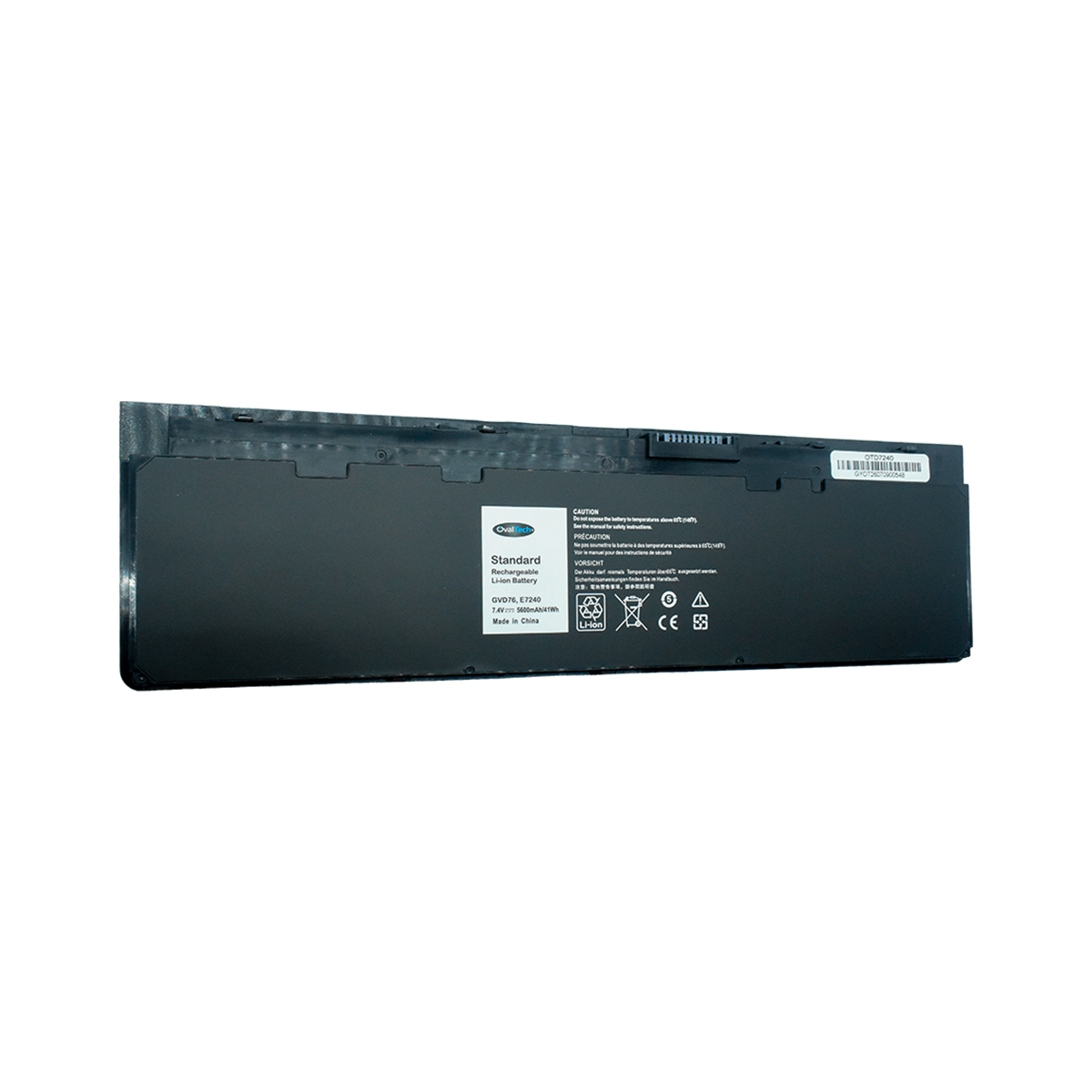OTD7240 Bateria 4 Celdas 7.4V 7000mAh / 52Wh para Dell Latitude E7240 E7250 GVD76 / WD52H / 451-BBF / 451-BBFX