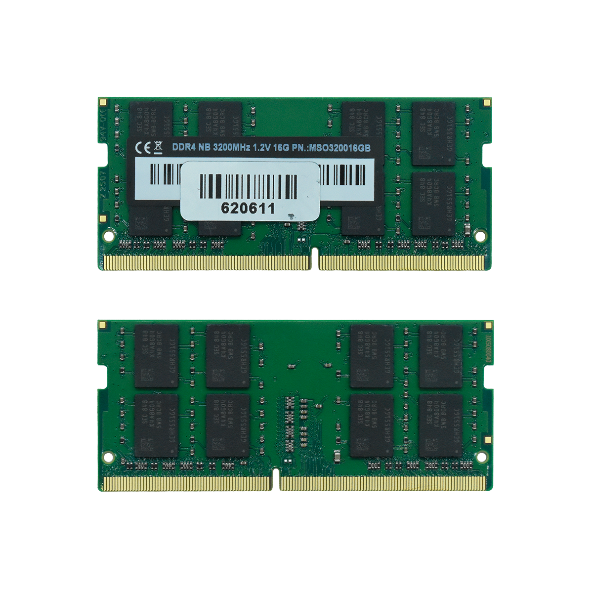 MSO320016GB 16GB DDR4 PC4-19200 260p 3200mhz SODIMM 1.2V - Generica