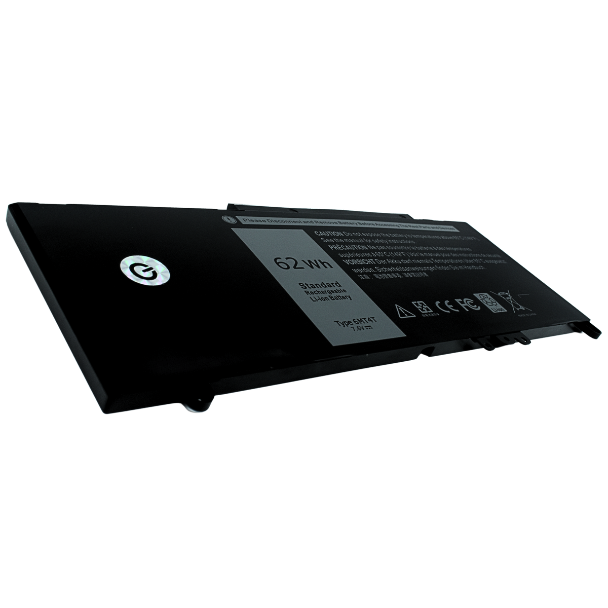 OTD6MT4T Bateria Interna 7.6V (7000mAh/62Wh) PARA Dell Latitude E5470/ E5570 079VRK TXF9M 0TXF9M 6MT4T Marca Ovaltech
