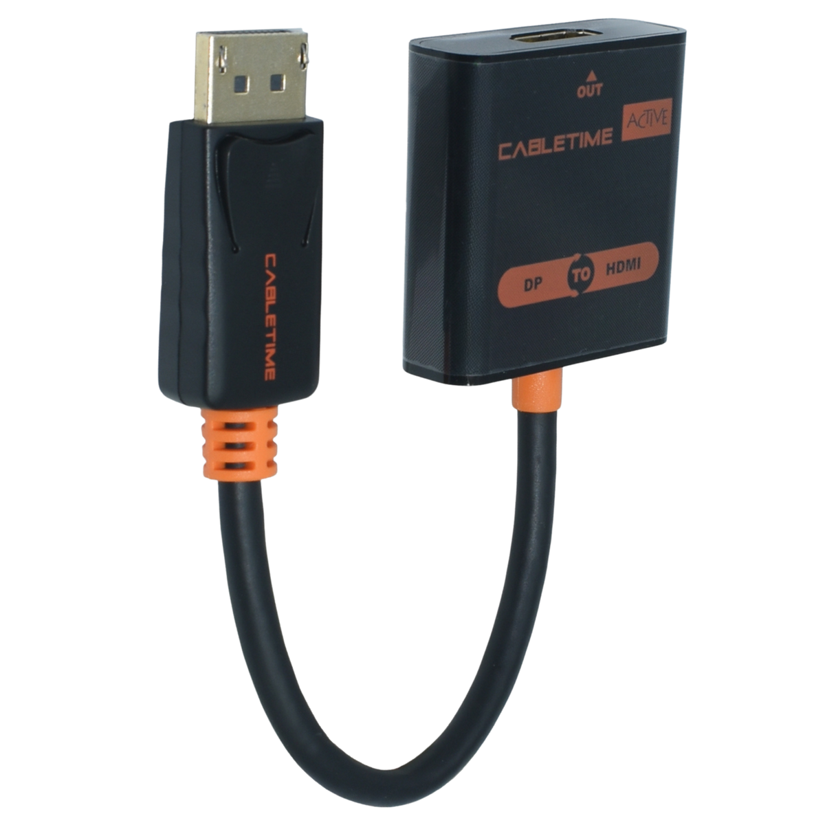 OVDP-HDMIA Adaptador DisplayPort A HDMI 4K/60HZ ACTIVE / DP20P Marca Ovaltech