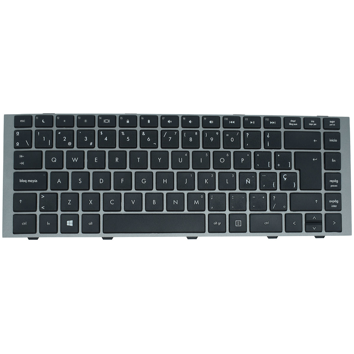 TEC016 Teclado color Negro (SP) para HP Probook 4440s 4441s 4445s 4446s
