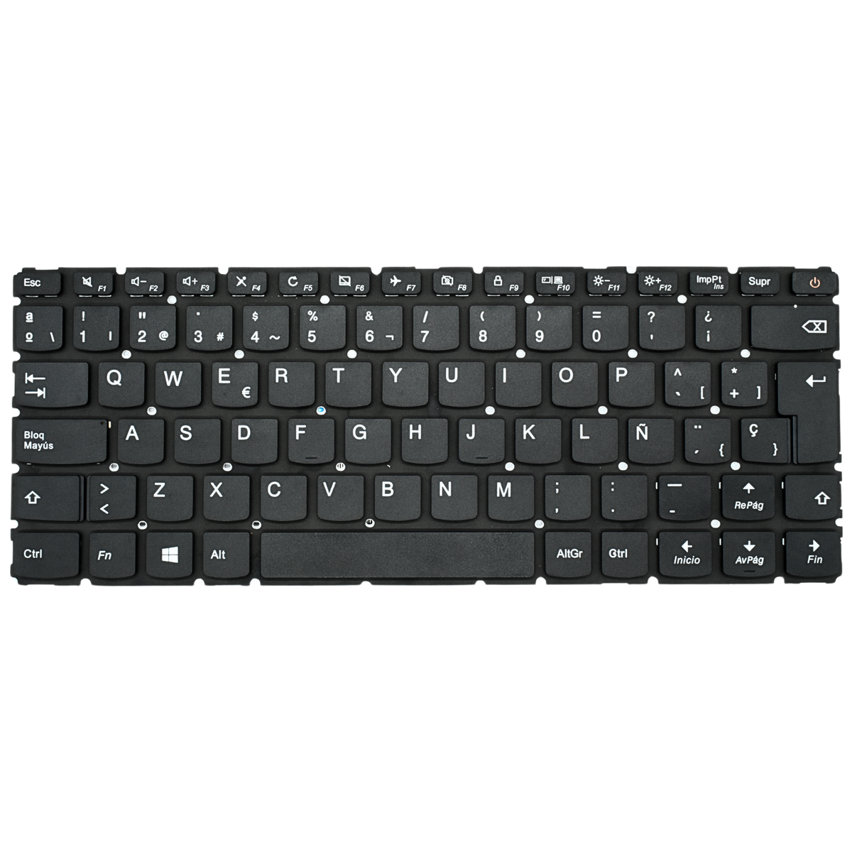 TEC017 Teclado color Negro (SP) para Lenovo Ideapad 110-14IBR 110-14AST 110-14ISK - Tecnología AltérCo