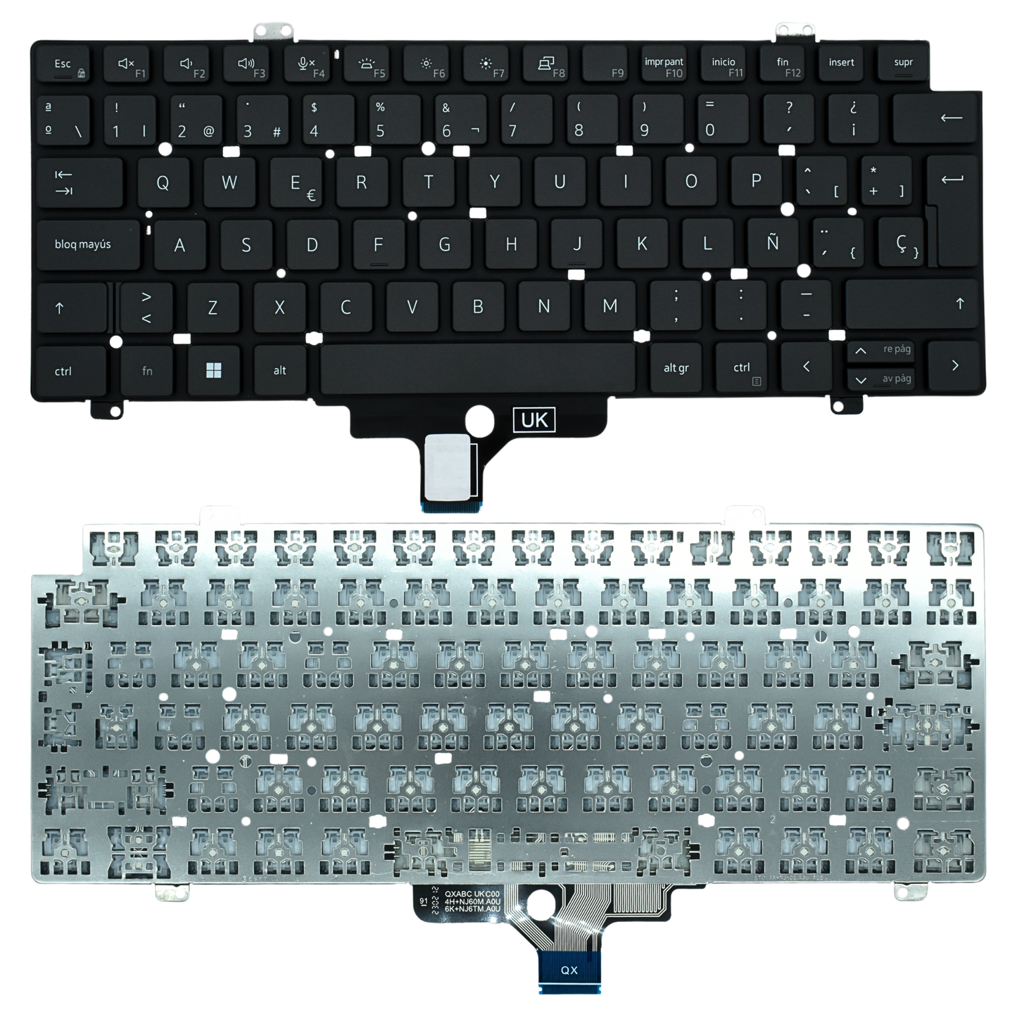 TEC138 Teclado color Negro (SP) para Dell Latitude 5420 5421 5430 5431 5440 7420 7430 7520 7530 Backlight - Tecnología AltérCo