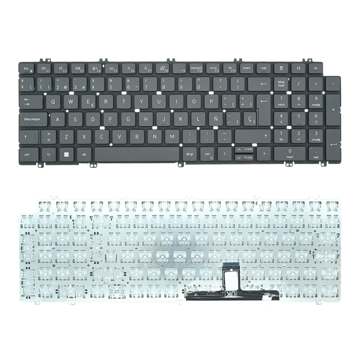 TEC140 Teclado color Negro (SP) para Dell Latitude 5520 5521 5530 Backlight - Tecnología AltérCo