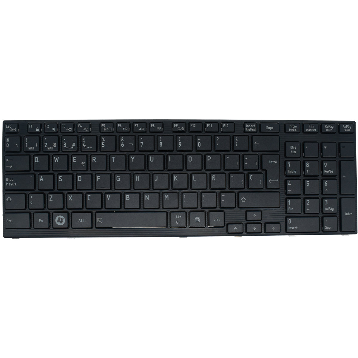 TEC467 Teclado color Negro (SP) para Toshiba P750 with frame - Tecnología AltérCo