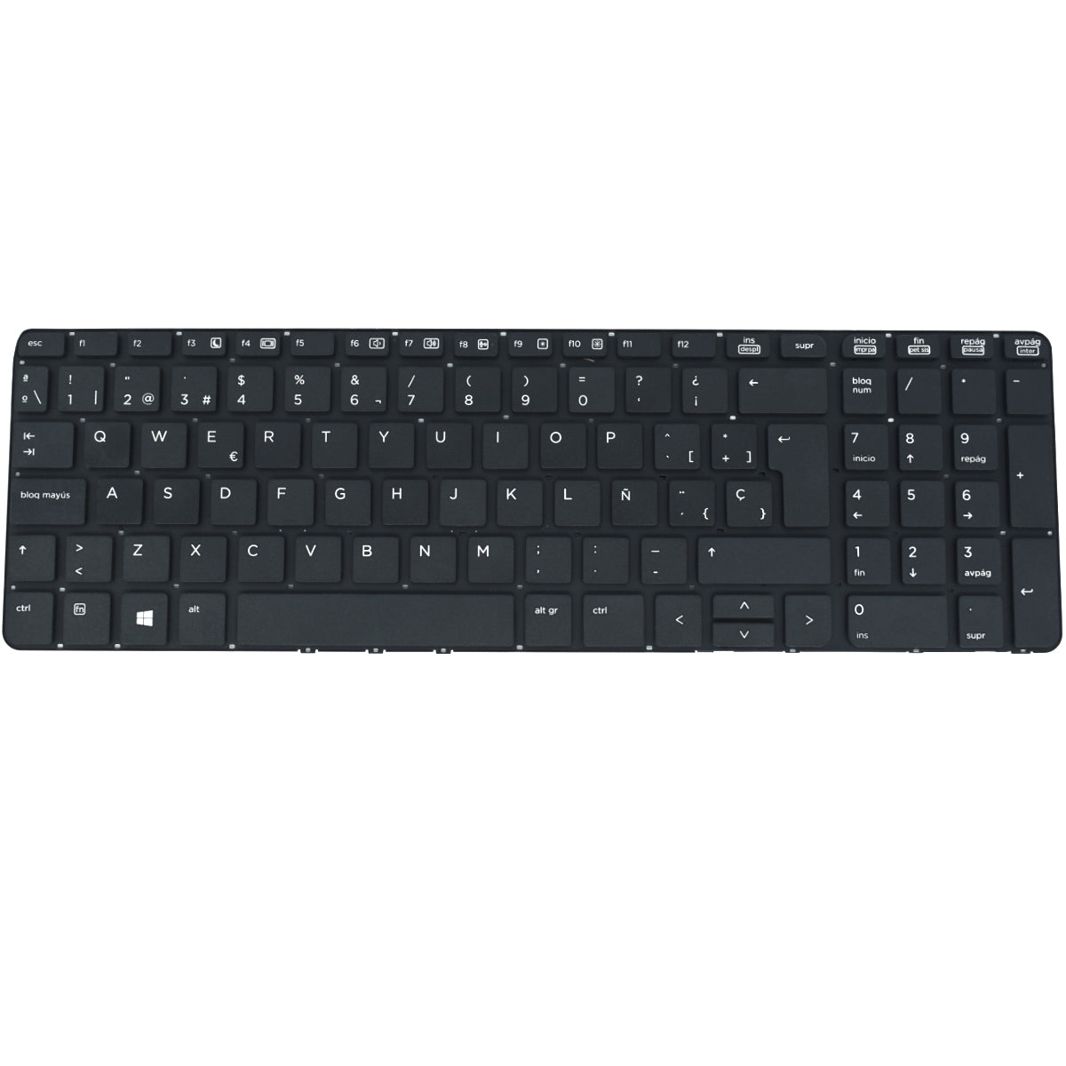 TEC477 Teclado color Negro (SP) para HP ProBook 450 G0 450 G1 455 G1 - Tecnología AltérCo
