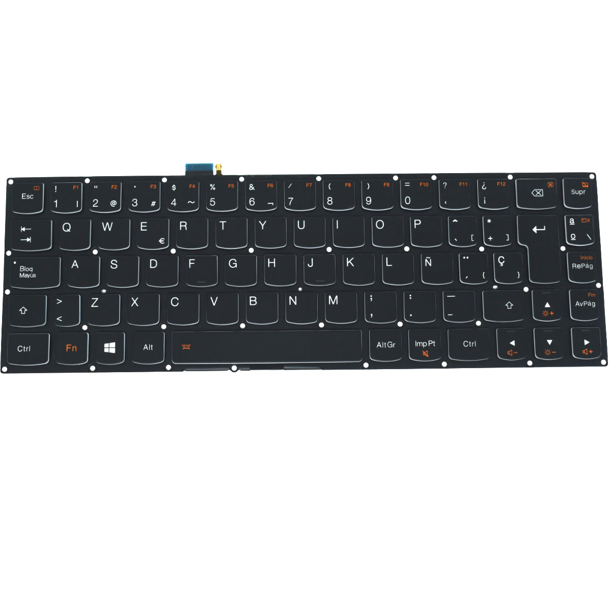 TEC509 Teclado color Negro (SP) para Lenovo Yoga 3 Pro 13 Series