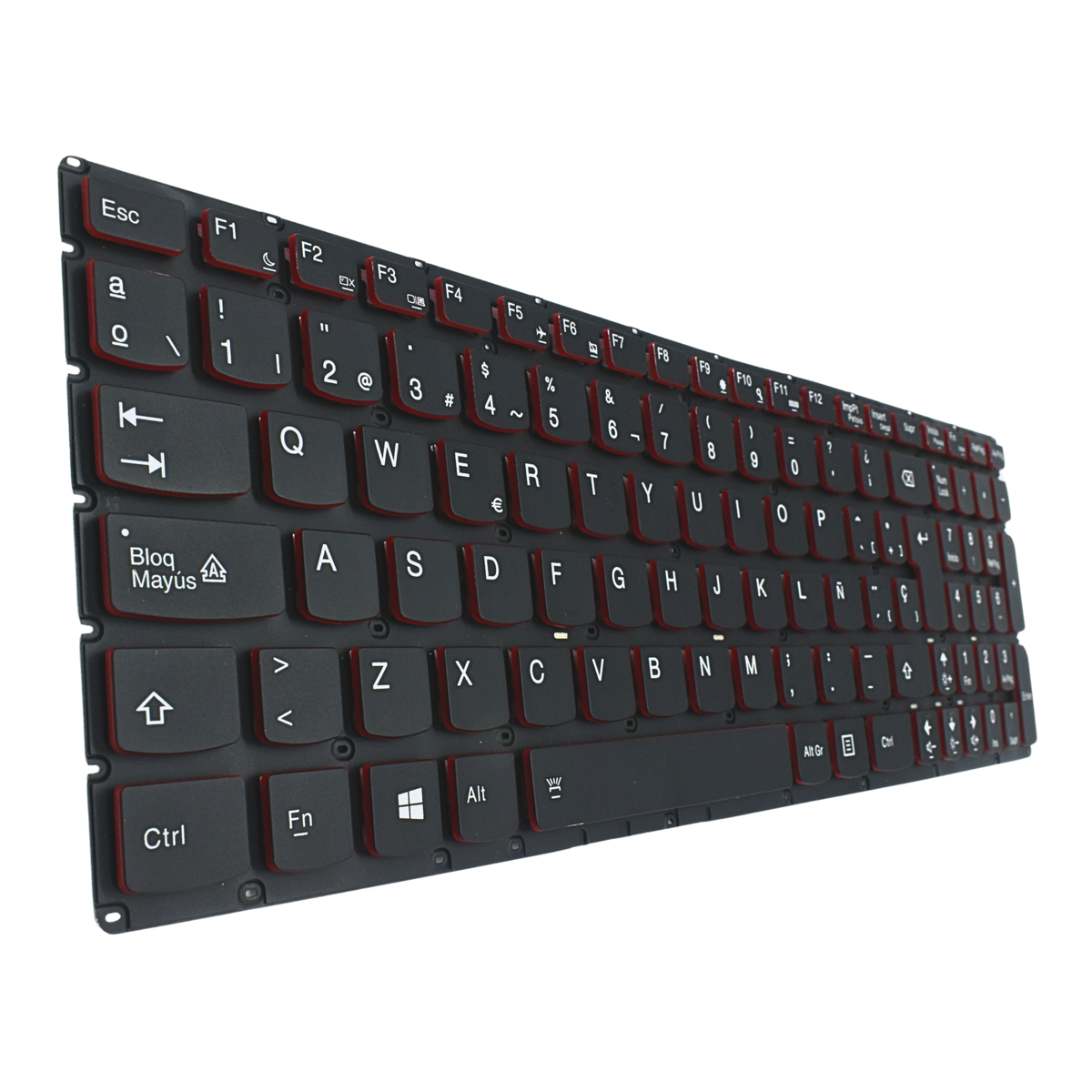 TEC515 Teclado color Negro (SP) para Lenovo Y50, Y50P, Y50-70, Y50-80, U530 U530P Series Luminoso