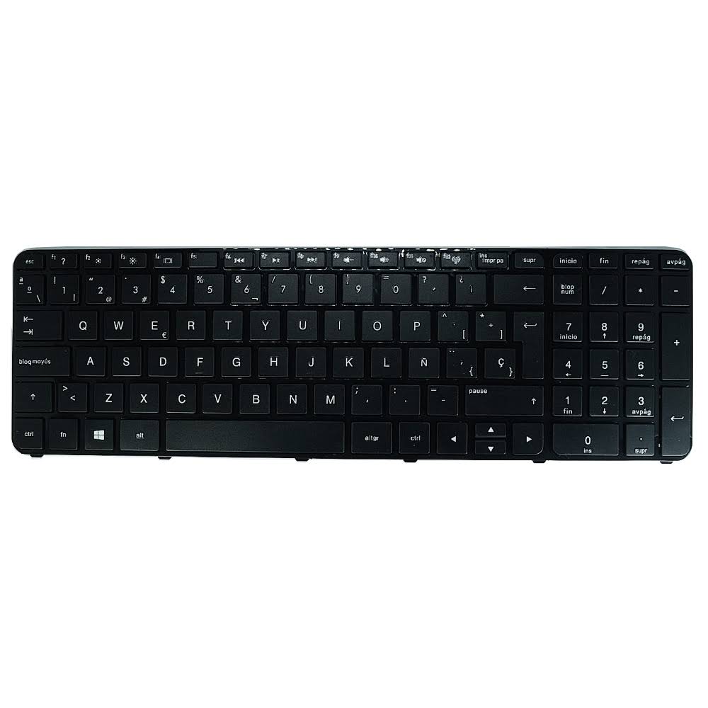 TEC567 Teclado color Negro (SP) para HP Pavillion Sleekbook 15 15 B 15-b 15t-b 15z-b con Marco (FRAME)