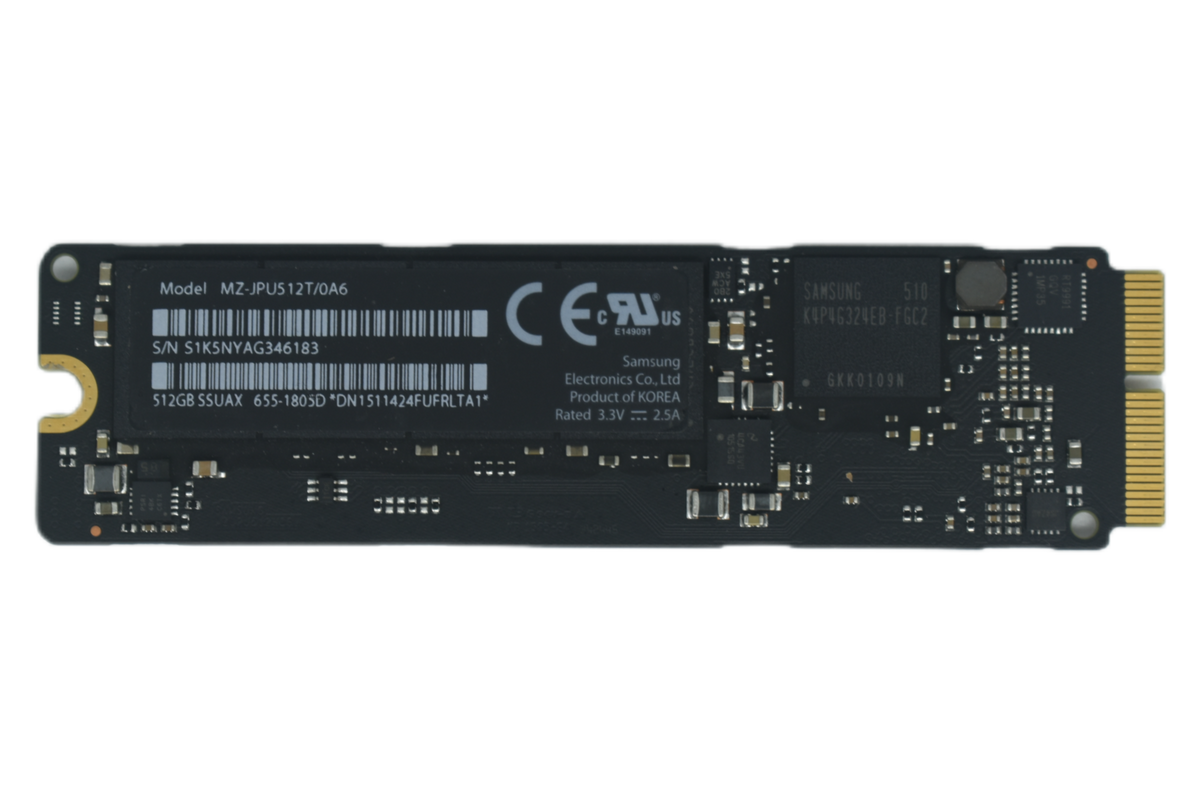661-02530 Apple 512GB SATA SSD (Solid State Drive) for MacBook Pro & MacBook Air 2015