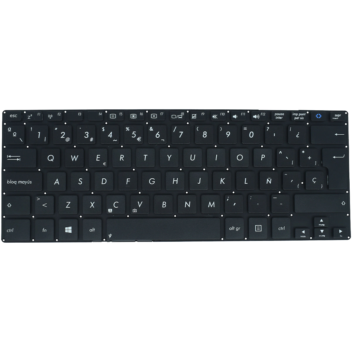 TEC024 Teclado color Negro (SP) para Asus Vivobook S300 S300k S300ki S300 S300c S300ca - Tecnología AltérCo