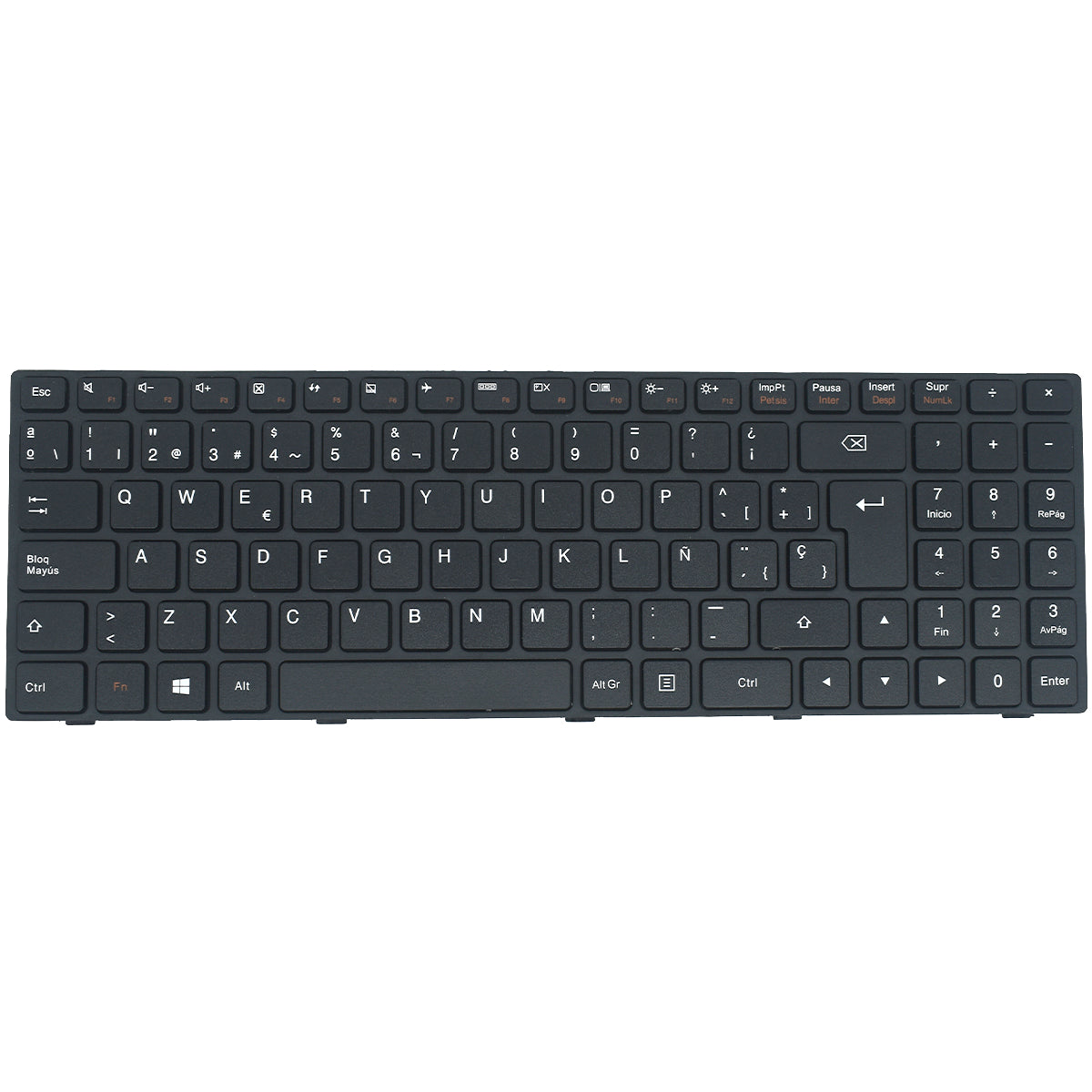 TEC098 Teclado color Negro (SP) para Lenovo Ideapad 100-15IBD B50-50 (Numerico)
