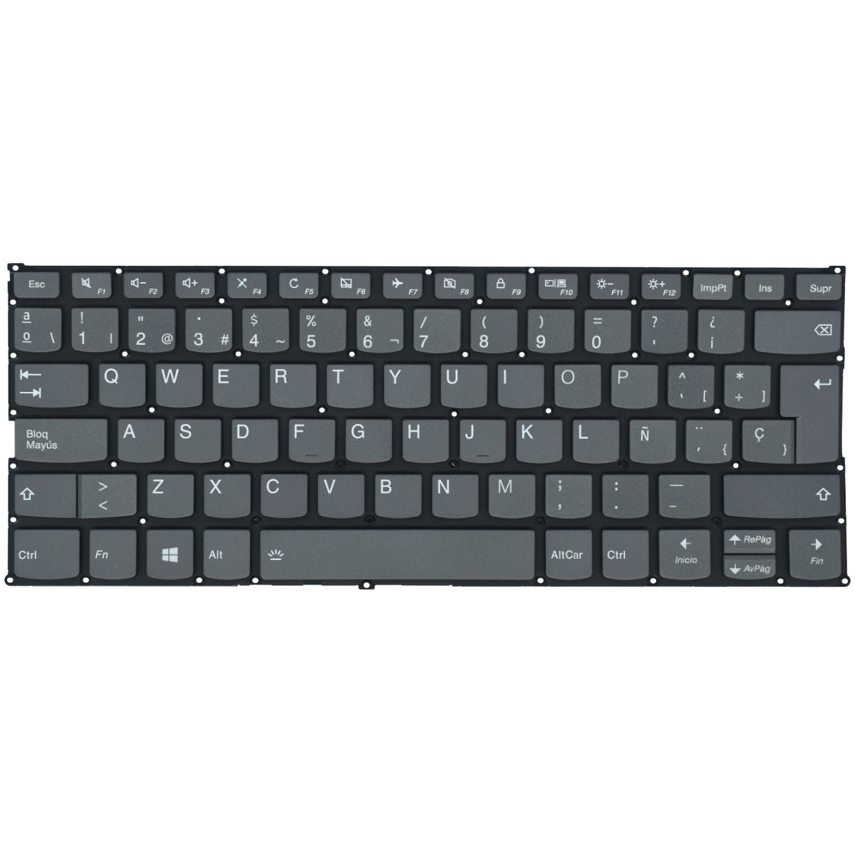 TEC103 Teclado color Negro (SP) para Lenovo Flex 6-14ikbyoga 530-14ikb 530-14arr (BACKLIGHT)