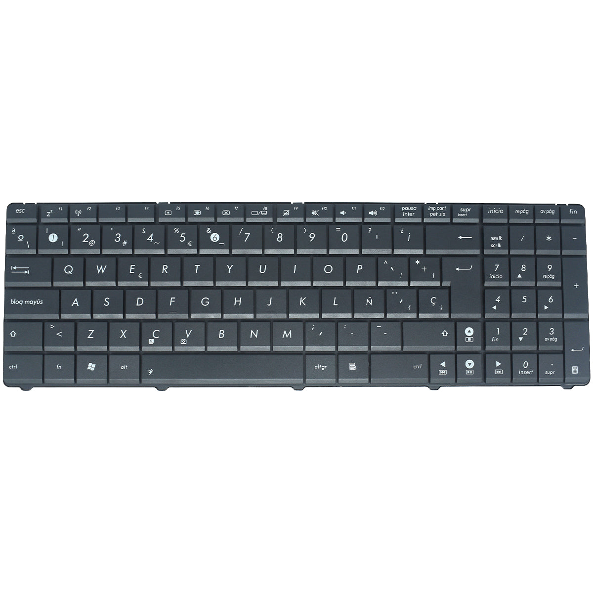TEC106 Teclado color Negro (SP) para Asus X53u K53ta K53u K53z X53z K73ta K73by X73b