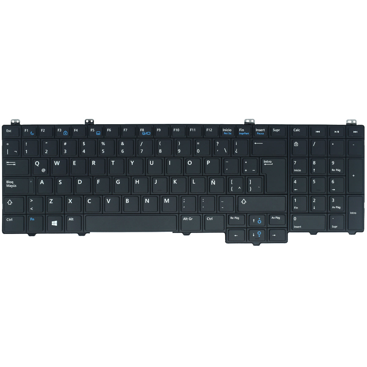 TEC114 Teclado color Negro (SP) para Dell Latitude 15 5000 E5540 Series Pk130wr3a21 SIN Backlight