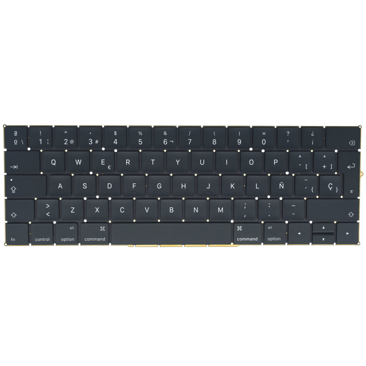 TEC122 Teclado color Negro (SP) para APPLE Macbook Pro 15? (2018) A1989 A1990