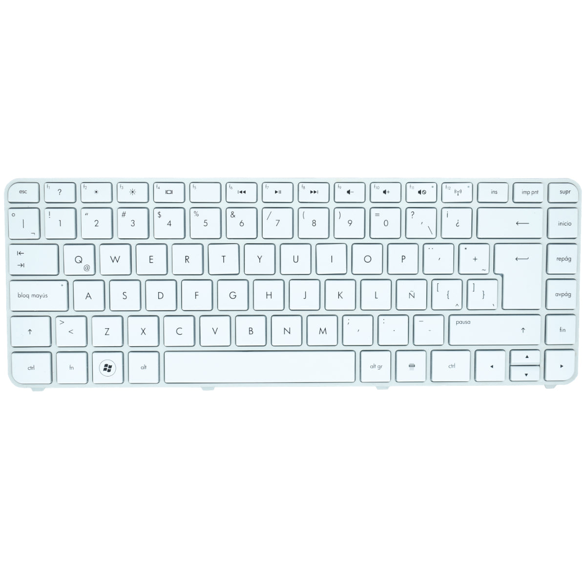 TEC322 Teclado color Blanco (SP) para HP DV4-5000