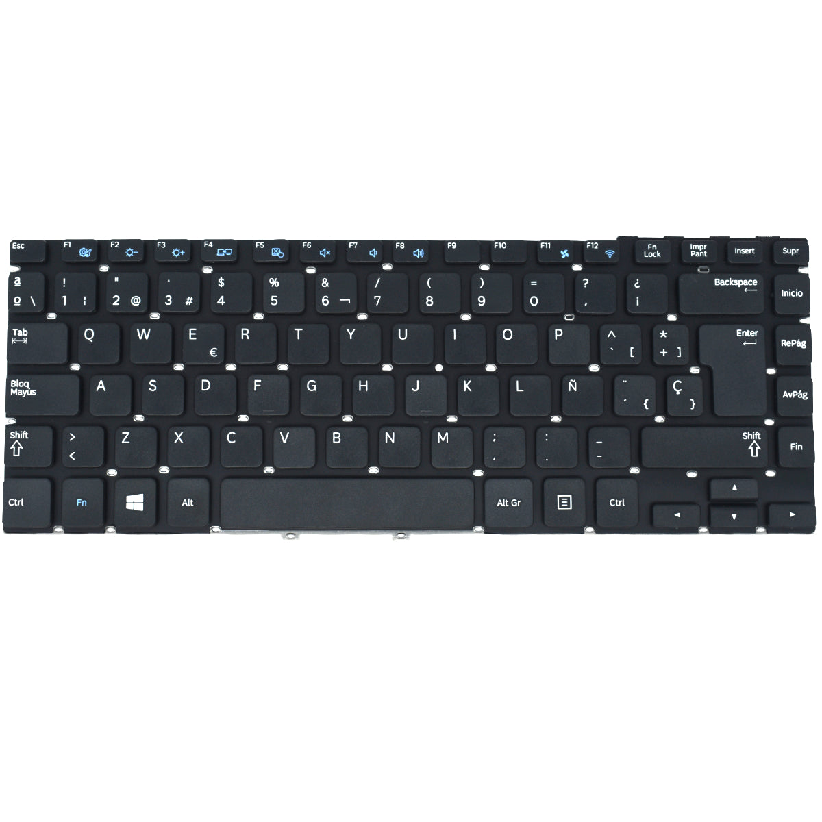 TEC430 Teclado color Negro (SP) para Samsung NP350V4X NP355V4X without frame - Tecnología AltérCo