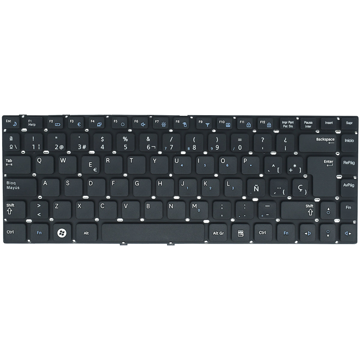 TEC517 Teclado color Negro (SP) para Samsung Q430, QX410, SF410, RF410, QX411, X330