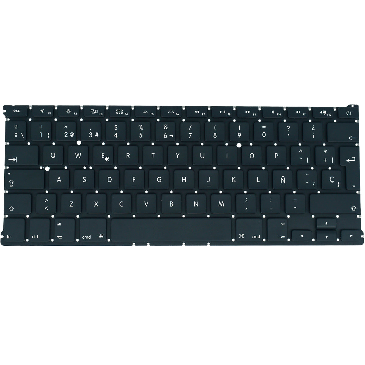 TEC540 Teclado color Negro (SP) para Apple Apple Macbook Air 13 A1369 2011 A1466 2012-2013 con Backlight" - Tecnología AltérCo