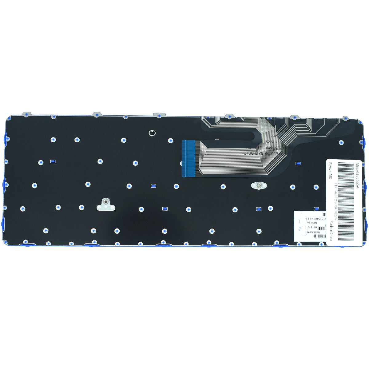 TEC565A Teclado color Negro (SP) para HP Probook 430 G3 , 430 G4 , 440 G3 , 440 G4 , 445 G3 , 640 G2 , 645 G2 (Marco Azul)