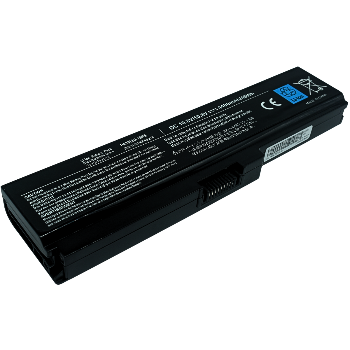 EKT3750N Bateria Li-ion 10.8V para Toshiba L745 L770 M640 M645 C650 PA3817U-1BRS - Tecnología AltérCo