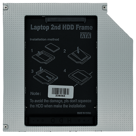 OBIMC-2006/2008 Gabinete Caddy / Optibay para 2do Disco Duro 12.7mm IDE A SATA (SSD) Compatible con Apple iMac G5 17inch A1144 2006 2007 2008