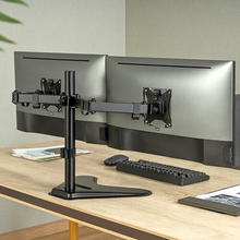 Soporte Monitor de Escritorio OVME-D1332 Soporte DUAL de Escritorio para 2 Monitores LCD de 13inch a 32inch (Resistencia 8kgs) Marca Ovaltech