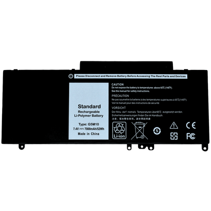 EKD5550 Bateria para DELL Latitude de 7.4v E5450 E5470 E5550 E5570 G5M10 0WYJC2 8V5GX WYJC2 0WYJC2 - Tecnología AltérCo