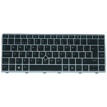 TEC092B Teclado color Negro (SP) para HP EliteBook 745 G5 745 G6 840 G5 846 G5 840 G6 846 G6.ZBook 14u G5 ZBook 14u G6 Backlight / Point Stick (Marco Plata) - Tecnología AltérCo