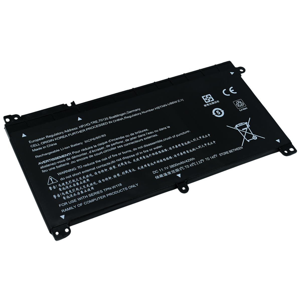 EKHON03XL Bateria 11.55V para HP Stream 14-ax000 Series HP Pavilion X360 m3-u000 Series BI03XL ON03XL - Tecnología AltérCo