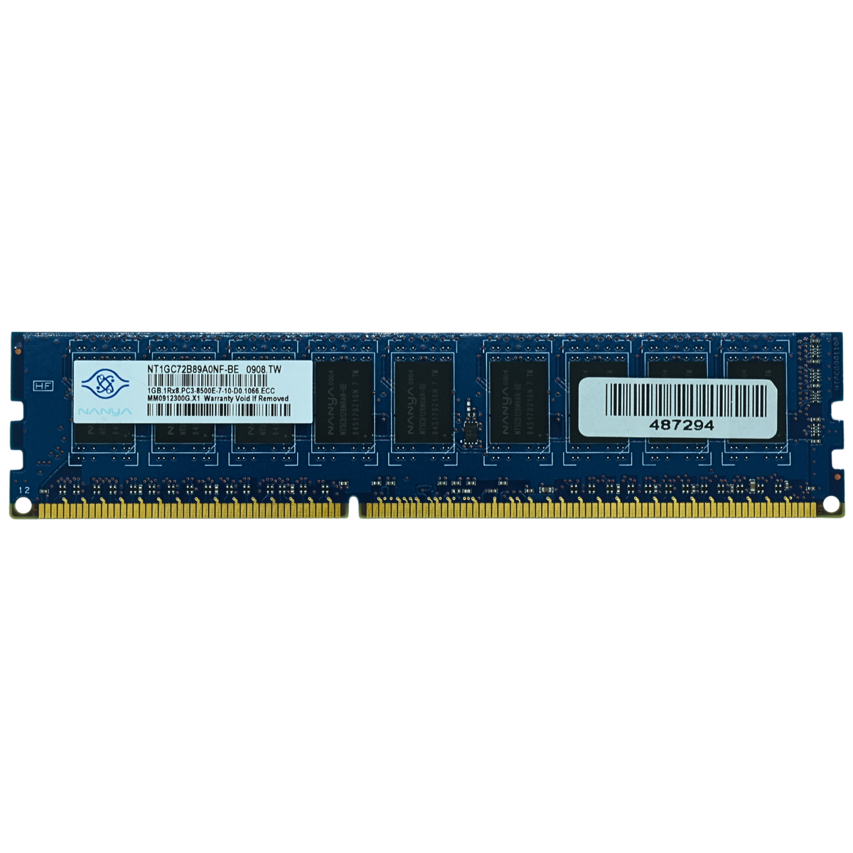 M0201 Memoria RAM DIMM 1GB ECC DDR3 *HAE