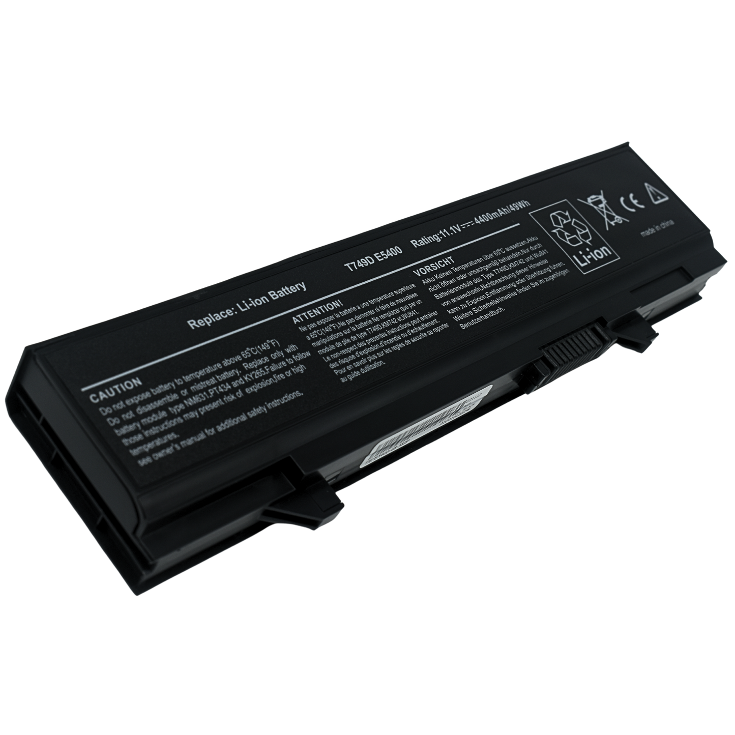 EKD5093 Bateria 6 Celdas para Dell Latitude E5400 Series E5500 Series E5410 E5510 KM668 KM742 KM752 - Tecnología AltérCo