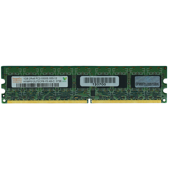 M0181 Memoria RAM DIMM 1GB ECC DDR2 *HAE