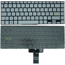 TEC129 Teclado color Negro (SP) par Asus VivoBook S14 S433 S433EA S433EQ S433FL S433FA S433JQ X421 PLATA