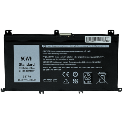EKD357F9 Bateria Interna (P) 11.4V para Dell Inspiron 15 7000 Series Gaming 357F9 - Tecnología AltérCo