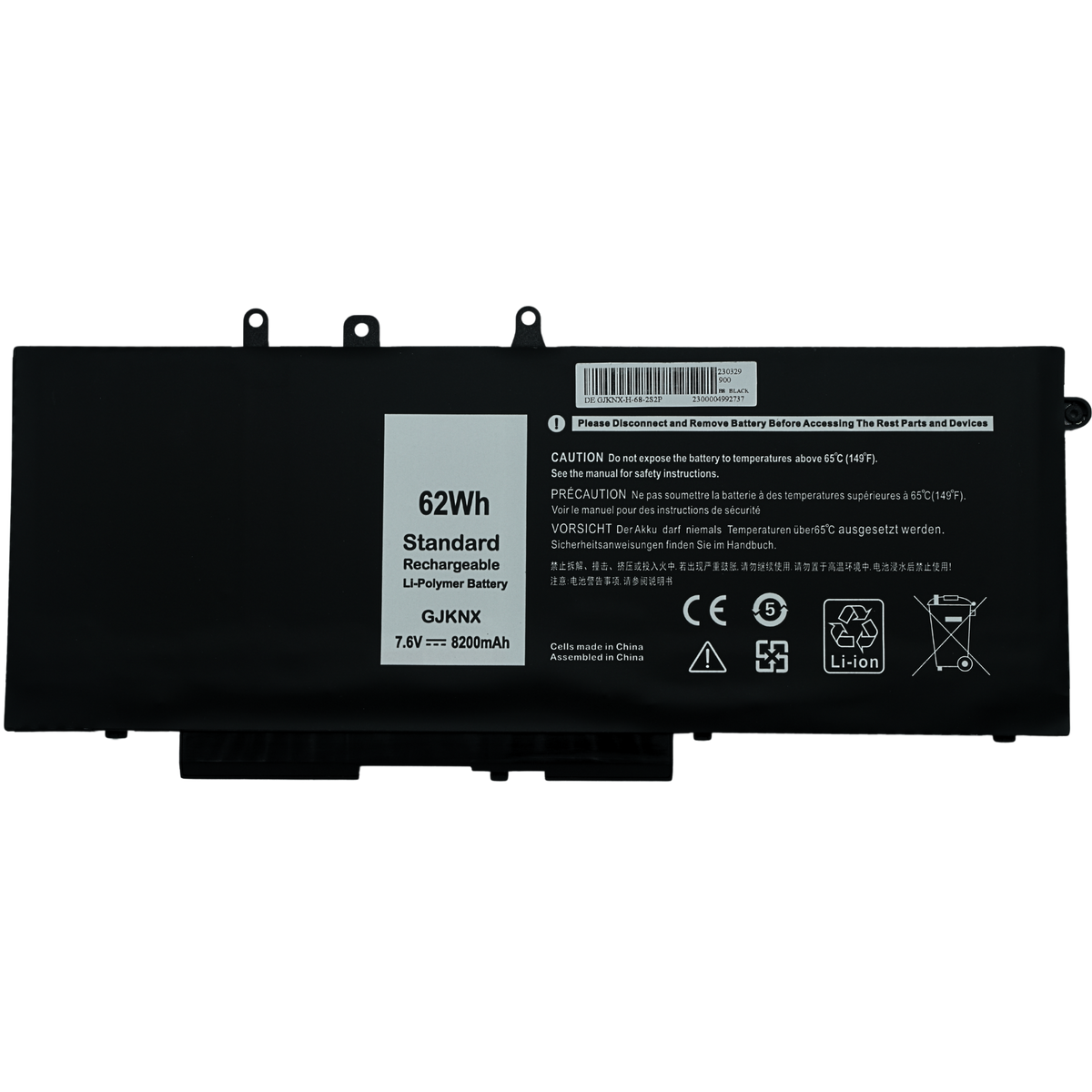 EKDGJKNX Bateria Dell Latitude Gjknx E5480 E5580 E5590 E5490 E5280 - Tecnología AltérCo