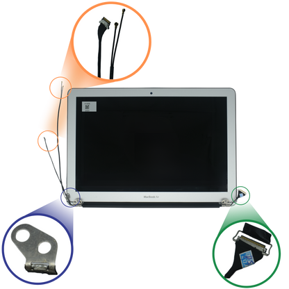 LCD-A1466 Ensamble LCD para Apple MacBook Air 13.3inch - Mid 2017 Model A1466