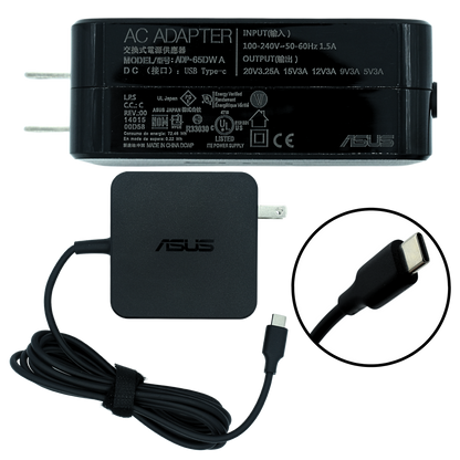 AO-AS65WC Adaptador Original 65W para ASUS 20V 3.25A TIPO C / USB C AC65-00