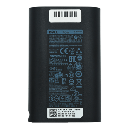 AO-DE45W Adaptador Original 45W para DELL 19.5V 2.31A (4.5X3.0) L4D 3RG0T