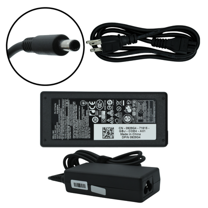 AO-DE65W Adaptador Original 65W para DELL 19.5V 3.34A (4.5X3.0) L6D 5NW44 332-0971 *NO INCLUYE CABLE DE CORRIENTE* - Tecnología AltérCo