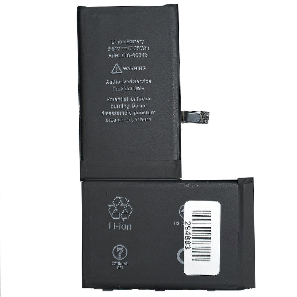 BAT-X Bateria de Reemplazo para iPhone X Phone X 5.8'' (2716mAh) (3.81V) (10.35Wh) - Tecnología AltérCo